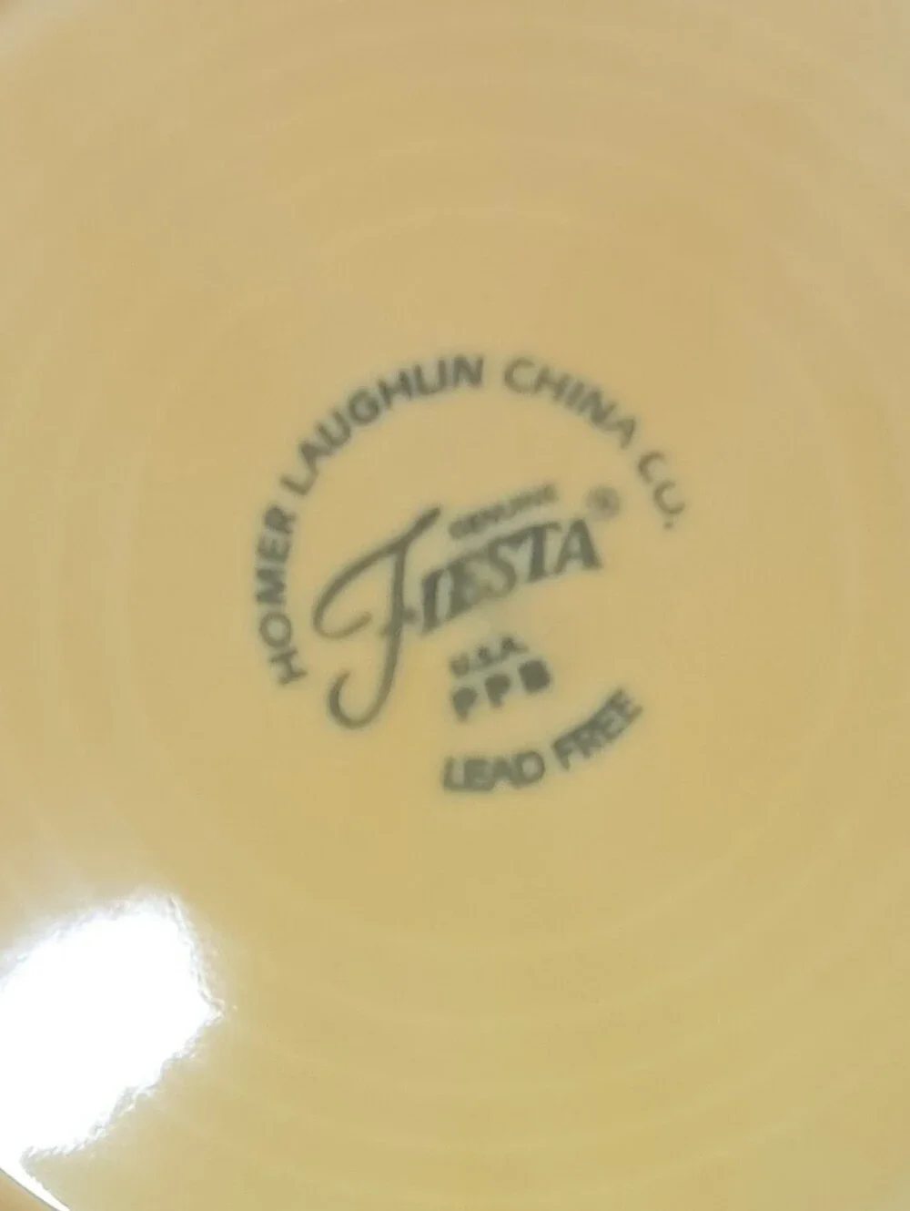 First Year Fiestaware Sunflower Yellow 7 ⅜